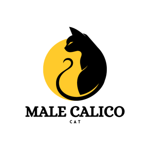 Male Calico Cat logo